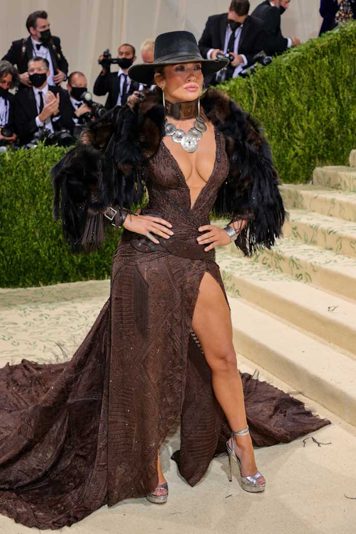 Jennifer Lopez in Ralph Lauren. Photograph by Theo Wargo/Getty Images